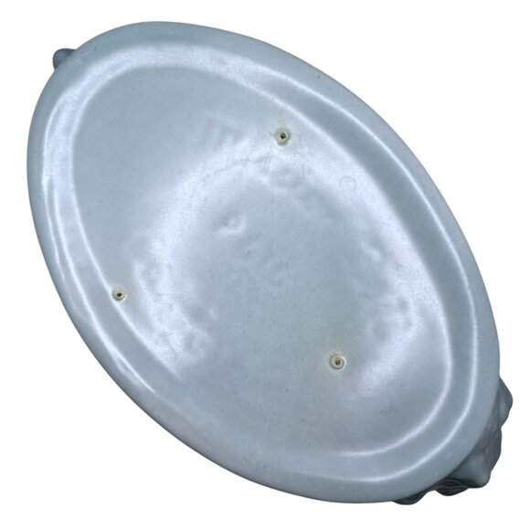 Vintage Metlox Pottery California Mission Bell Ceramic Rams Head Pottery Planter - Picture 3 of 13